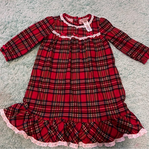 Little Me Pajamas Kids Pajama Christmas Gown 2t Plaid Poshmark